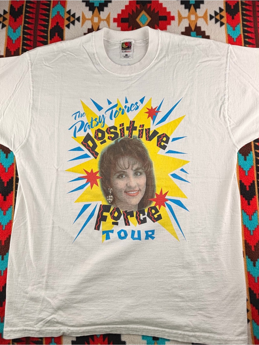 Vintage Patsy Torres Positive Force Tour T-Shirt Large
